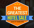 For 700/-(65% Off) The Greatest Hotel Sale, Flat 65% Off Plus 100% at Goibibo